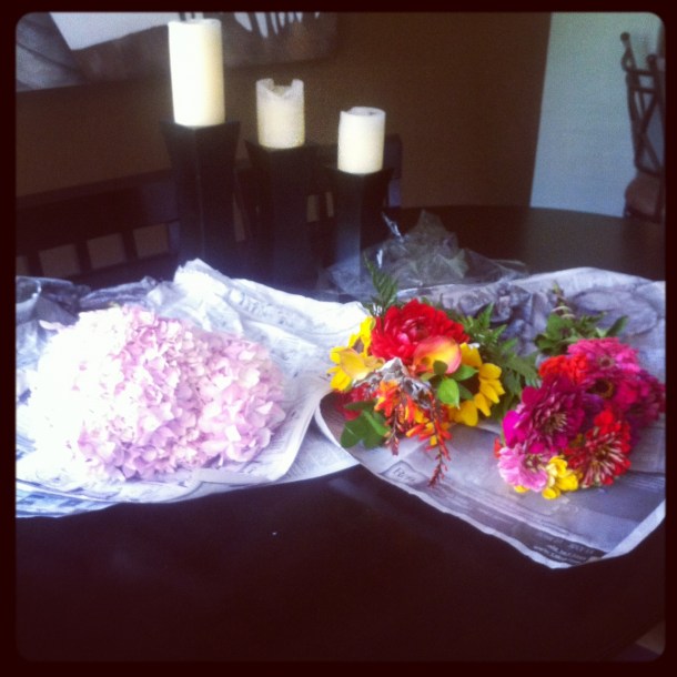 Farmers Market flowers